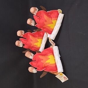 NEW!!! Lot Of 3 Target Felt Campfire Play Set with Marshmallows